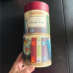 Bibliothèque Vintage Puzzle